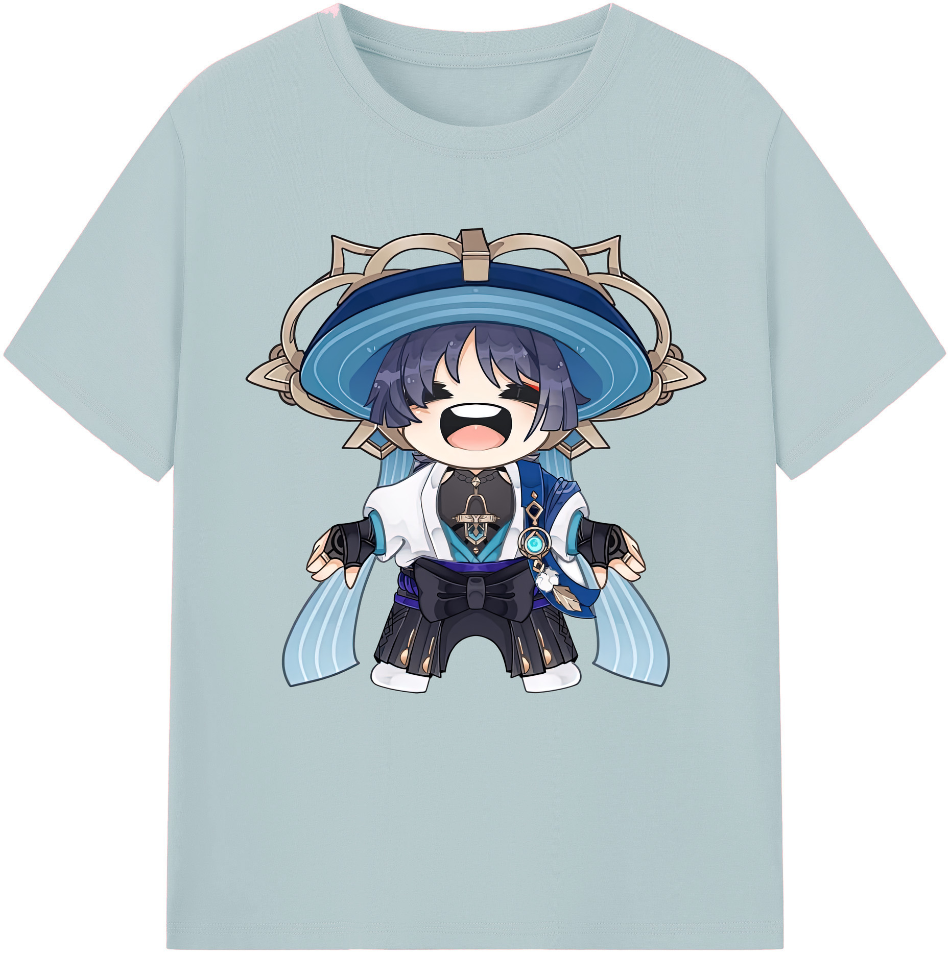 げんし神 さんペい genshin Sanpei 綿100％半袖Tシャツ（フロントプリント）
